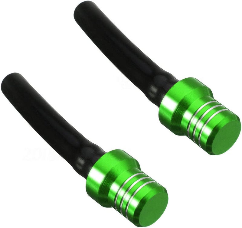 APPYU 2Pcs ATV Gas Tank Vent Hose Air Vent Hose Gas Fuel Cap Universal CNC Tube One Way Valve Aluminum Breather for KLX110 KX65 - Image 1